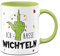 Tassenbrennerei Grinch Tasse - Ich hasse Wichteln - Hand mit Lichterkette - Weihnachtstasse als Geschenk, Wichtelgeschenk zum wichteln - Schrottwichteln (Hellgrün)