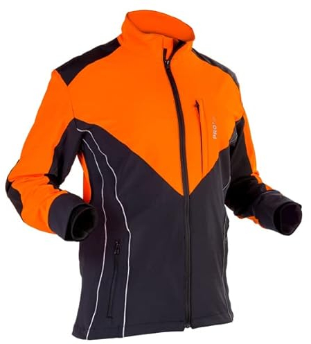 Grünholz Pro³air Forstjacke, Gr. L, anthrazit-orange, KWF Profi zertifiziert