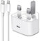 20W Fast Charger Plug With 3.3 feet Cable [Apple MFi Certified] for iPhone Charger 14 Plus/14 Pro/14 Pro Max/13/13 Pro/13 Pro Max/12/12 Pro/iPad, PD Charging Plug