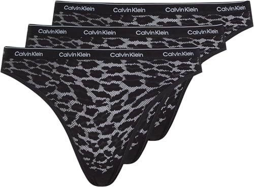 Calvin Klein Women's 3 Pack Low Rise Bikini Briefs Underwear