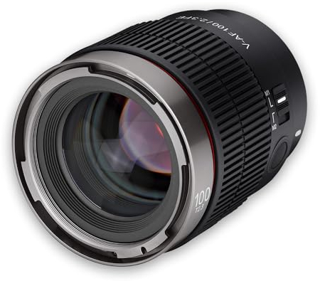 Samyang V-AF 100 mm T2,3 FE per Sony E, obiettivo video, obiettivo di messa a fuoco auto, supporto Cine Lens 8K, interruttore personalizzato e pulsante