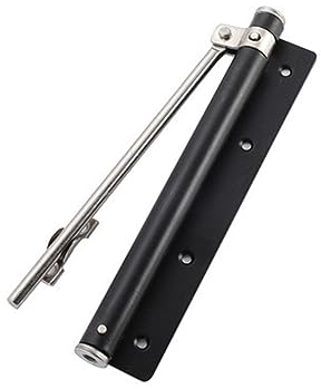 Automatischer Schiebetoröffner Türschließer aus Edelstahl, einfache Türschließer for den Haushalt mit verstellbaren Federn und automatisch dämpfenden Lichttürschließern Torantrieb-Hardware-Kit (Color