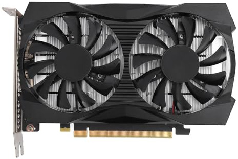 ciciglow GTX1650 PCI E-Grafikkarte, 4 GB GDDR5 128BIT PCI Express 2.0 16X Desktop-Computer-Gaming-Grafikkarte Dual Cooling Fan I/O-Schnittstelle, GPU-Grafikkarte