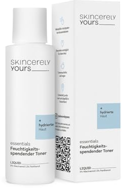Skincerely Yours Feuchtigkeitsspendender Toner 100ml I hautberuhigendes Gesichtswasser für intensiv durchfeuchtete Haut I reduziert Rötungen I dermatologisch getestet