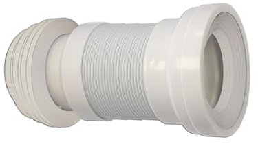 BAIKAL Manguito WC. Manguito Extensible para Inodoro en PVC. Extensible 150-470mm. Diámetro de conexión de 90 a 110mm. Tubo de conexión al WC.