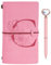 Initialen PU Leder Notizbuch mit Stift, Rosa Nachfüllbar Tagebuch für Frauen Mädchen, Reisetagebuch Skizzenbuch Notebook Geschenk für Freundin Schwestern Lehrer Abschluss Geburtstag Weihnachten C