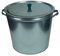 Zinkeimer in verschiedenen Größen Ascheeimer Gartenhelfer 5-32L Verschiedene Formen rustikaler Stil (32L Tank)
