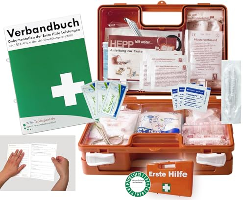 Erste Hilfe Kasten aktuelle DIN 13157 HOME+OFFICE + 3x Burngel
