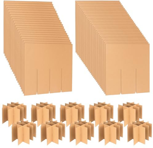 10 Sets Dish Packing Kit, Packing Boxes For Moving Dishes and Glasses, Wine Glassware Dish Packing Boxes Dividers Glass Packing Kits Cardboard Moving Boxes Fits 16x12x12 Inch Box (Box Not Included)