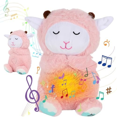 Schlummer Otter, Schlummer Koala Kuscheltier, Schlummer Otter Kuscheltier, Schlummer Otter-Spielzeug mit Atembewegung und Musik, Schlummer Otter mit Herzschlag, Babyparty Weihnachten Geschenke