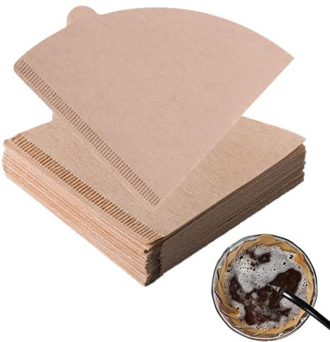 100 PCS Coffee Filter Papers,Compatible with 02 Filter Paper Compatible with Dripper Coffee Makers ,Used for Pouring and drip Coffee Machines(2-4 Cups)
