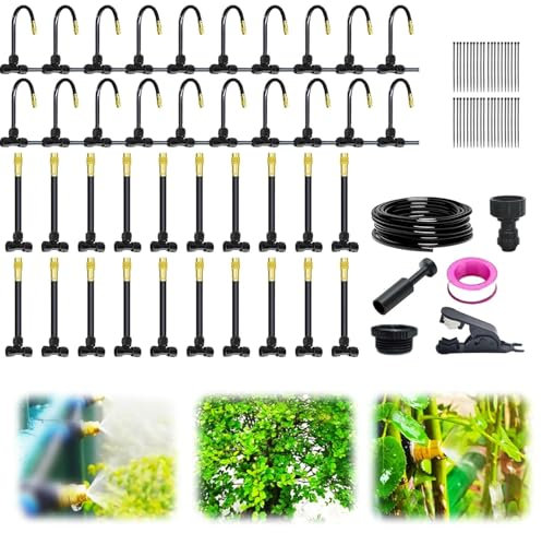 Adjustable Garden Watering System Kit – 2025 New Irrigation System with Bendable Nozzle for Outdoor Plants, Lawn & Garden Use (20M)