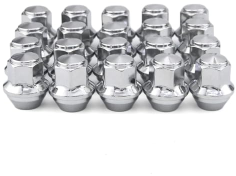 Kompatibel mit Ford für Kuga für Escort für Mondeo für Everest für Lincoln 32 mm 12 x 1,5 mm Radmuttern Sechskant 19 mm M12 x 1,5 Radmuttern Radnabenmuttern