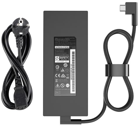 330W GaN-Netzteil für Laptop Kompatibel mit Razer Blade 16 17 18 RZ09-0483 RZ09-0484 RZ09-0510 RC30-0484 RC30-04840200 Gaming Netzteiladapter