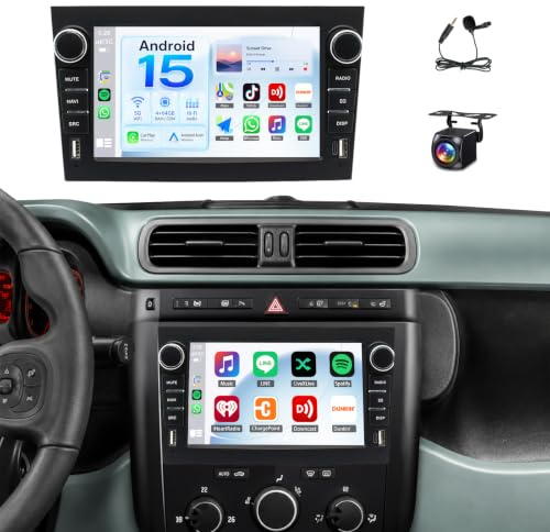 JAWSEU 4+64GB Autoradio mit Bildschirm Bluetooth für Opel Corsa d, Astra J & H, Meriva, Vivaro, Zafira b 2DIN 7 Zoll Auto Radio Unterstützt DAB+ Navi WLAN 5G FM HiFi Carplay Android Auto Android 15