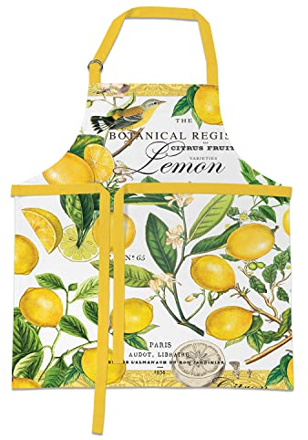 Michel Design Works Kochschürze aus Baumwolle, Zitronenbasilikum