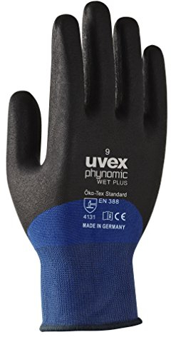 uvex Phynomic Wet Plus Arbeitshandschuhe - 1 Paar Profi-Schutzhandschuhe - 08/M 08/M