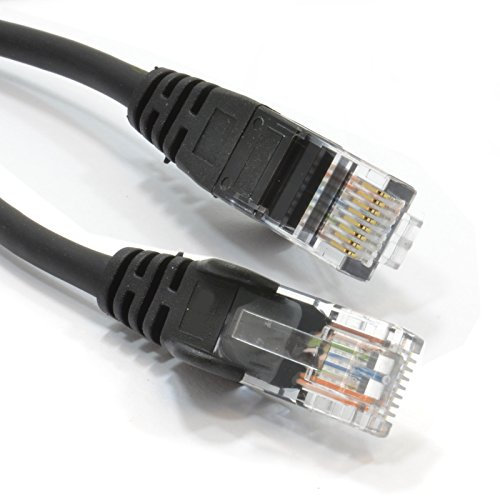 kenable Black Network Ethernet RJ45 Cat5E-CCA UTP PATCH 26AWG Cable Lead 30m [30 metres]