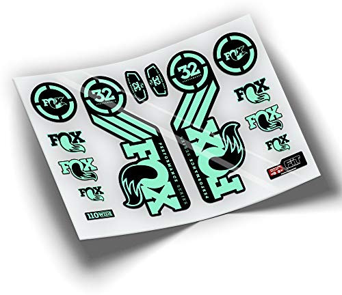 Autocollants fourche Fox 32 2016 WP56 Menthe (menta)