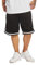 Urban Classics Herren Premium Stripes Mesh Shorts Shorts, per Pack Schwarz (Black 00007), W(Herstellergröße: L)