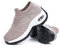 Hitmars Scarpe da Ginnastica da Donna Scarpe Sportive da Corsa Palestra Cuscino d'Aria Kaki 2-EU39