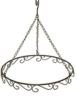 LB H&F Hängekranz Deckenring Deckenhänger Hängering Ø 30cm (Ring) - Metall - Traditionell - Hänger - Dekoration - Feste - Ostern, Weihnachten