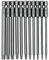 ToKinCen Torx Head Screwdriver Bit Set 11 Pcs 100mm, 1/4 inch Hex Shank T6-T40 S2 Steel 4 Inch Long Security Tamper Proof Screwdriver Drill Tool Kit