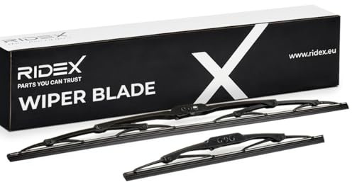 RIDEX Scheibenwischer Set Wischerblätter Satz ohne Spoiler Vorne Länge 1: 550mm Länge 2: 340mm Standard Kompatibel mit MITSUBISHI Mirage/Space Star Schrägheck A0A 298W0225