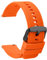 TStrap Montres Bracelets Silicone 20mm - Remplacement Bracelet de Montre Étanche à Dégagement Rapide en Caoutchouc Orange - Plusieurs Couleurs pour Hommes Femmes Smartwatch Sport - 18mm 22mm
