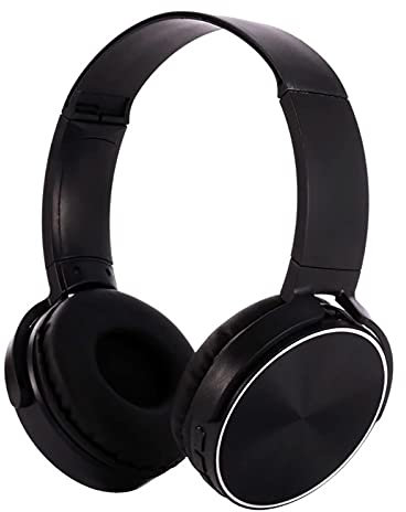 Casque Bluetooth sans fil avec prise jack 3,5 mm, compatible avec Sony, iPhone, Samsung, iPhone, ordinateur (noir)