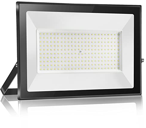 200W Projecteur LED Extérieur, IP65 Étanche Lampe, 20000LM 6000K Blanc Froid Eclairage Exterieur - Super Lumineux Spot de Sécurité pour Jardin, Garage et Cour