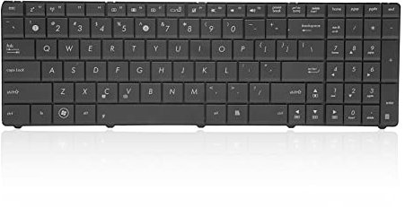 Teclado de Repuesto para Portátil para ASUS, Teclado de Ordenador de Aleación de Aluminio de 102 Teclas para ASUS X53U X54X A53U X53B K53U K53T K73T X73B