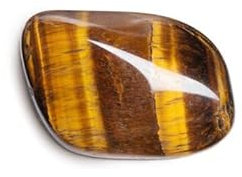 Oeil de Tigre Roulée de 2 à 3 cm, Pierre naturelle Lithothérapie, 1 Unité