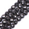 HAAMIIQII 40pcs 10mm Natürliche Schwarze Hämatit Lose Edelstein Perlen Facettiert Runde Abstandsstein Perlen für Schmuck Herstellung DIY Armband Halskette