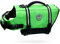 VIVAGLORY Giubbotto di Salvataggio Ripstop per Cani di Piccola, Media e Grande Taglia, Gilet da Nuoto per Cani con Maggiore Galleggiabilità e Visibilità, Verde Luminoso
