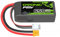 OVONIC Batterie Lipo 4S 80C 650 mAh 14,8 V avec XT30 pour avion RC quadcopter hélicoptère FPV Racing Drone