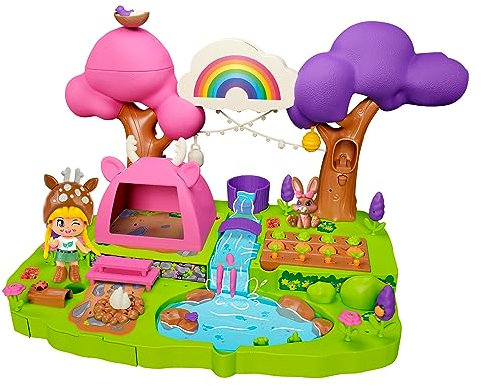 Pinypon - Forêt Magique | Jeu de Nature, avec des Surprises Magiques, des Animaux et des Accessoires, Comprend 1 Figurine, pour garçons et Filles à partir de 4 Ans