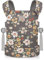GAGAKU Puppentrage Kinder Puppenwagen Tragetuch Baby Puppentrage Puppen ab 3 Jahre Kinder Puppentragetasche Puppenzubehör 100% Baumwolle - Graue Ringelblume