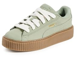 PUMA Womens Fenty X Creeper Phatty Nubuck Lace Up Sneakers Shoes Casual - Green - Size 8.5 M