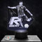 Nachttischlampe F. Ribery Fußball deko Fußballer. Geschenkidee Mann objekt F.Ribery Fußball Nachtlicht Erwachsene deko Zimmer. Weihnachten