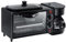LOVIVER Multifunctional Breakfast Machine Home Bread Maker with Coffeemaker Toaster Oven Versatile Breakfast Maker for Sausages Bread