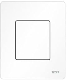 TECEsolid Urinal-Betätigungsplatte, inkl. Kartusche, zum TECE-Druckspülgehäuse U1, 92424, Farbe: Weiß matt