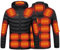 Beheizte Jacke Unisex mit USB-Aufladung, 3 Heizstufen, 19 Beheizte Zonen, Damen Daunenmantel Herren Wasserdicht Winddicht Kapuzejacke Funktionsjacke für Skifahren, Wanderungen und Outdoor Abenteuer