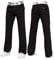 BRAND KRUZE Mens Bootcut Jeans Casual Flared Wide Leg Free Belt Stylish Fashion Denim Trouser Pants KZ115 Black 38W / 32L