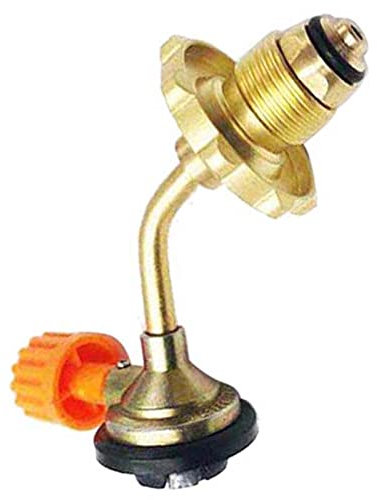 Sreuyong Outdoor Portable Camping Butane Gas Cylinder Fuel Tank Filler Connector Adapter Valve Safe Switching Inflatable Valve