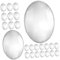 AUTSUPPL Nail Polish Display Beads 30pcs Glass Card Polish Palette Nail Art Design