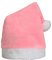 SHINROAD Süßer Weihnachtsmütze für Geschenke Festliche Feiertage Kopfbedecke Weihnachtsmann mit weißem Plüschballkostüm weiche Samt Weihnachtsfeiern Familie Rosa