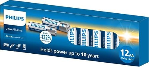 Philips Ultra Alkaline AA - LR06 - Piles penlite - Lot de 12