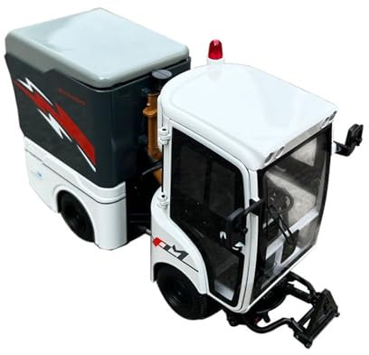 YLQERZ Scale Die-Cast Metal 1:18 For Articulated Road Sweeper Sweeper Sweeper Alloy Sanitation Vehicle Mechanical Model For Car Model Fans