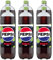 Pepsii MAX Lime SUGAR FREE Cola Flavoured Fizzy Soft Drink Maximum Taste and Low in Calories with Sweetners 2L Bottle Suitable for Vegan Recyclable (Pack of 6)
